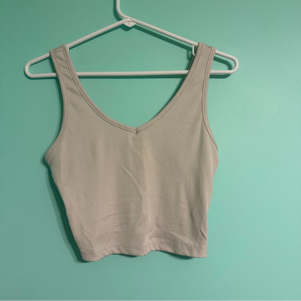 Shein cream tank top size medium